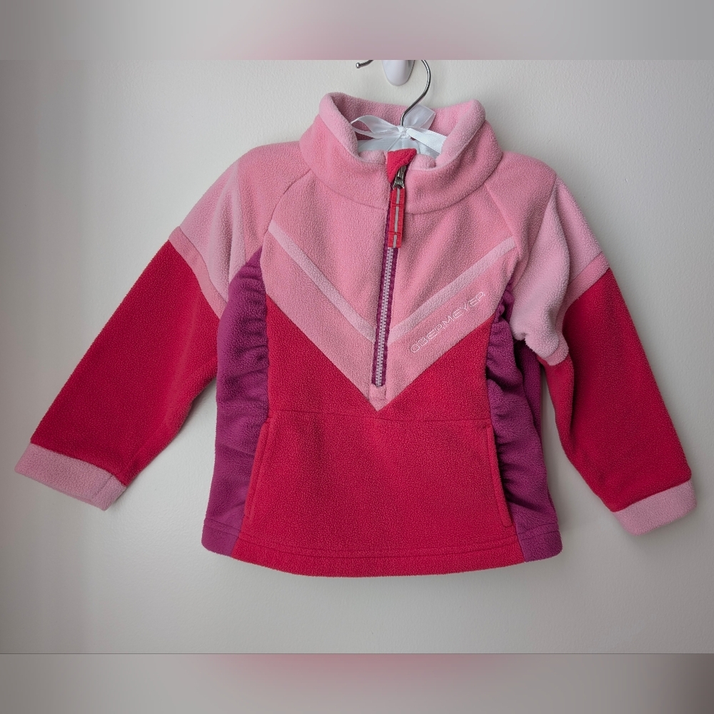 Obermeyer Kids' Pink Fleece Pullover XS
